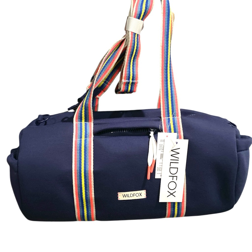 Wildfox Blue Bag with Colorful Straps